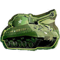 Army tank super shape balloon