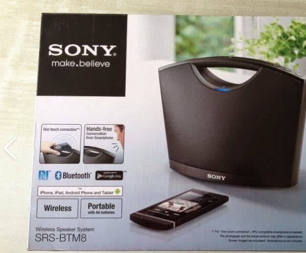 Sony Wireless Speaker System  SRS-BTM8