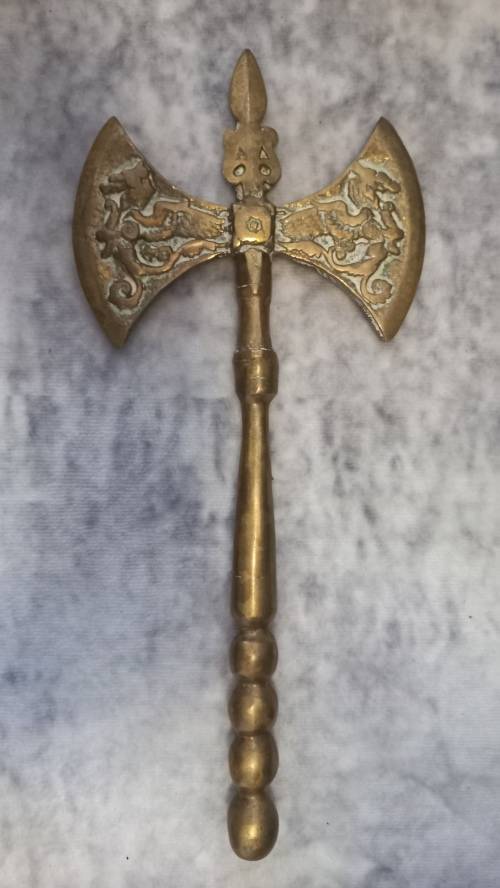 Brass axe