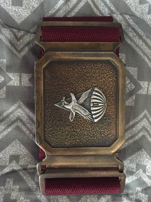 1 Parachute battalion stable belt
