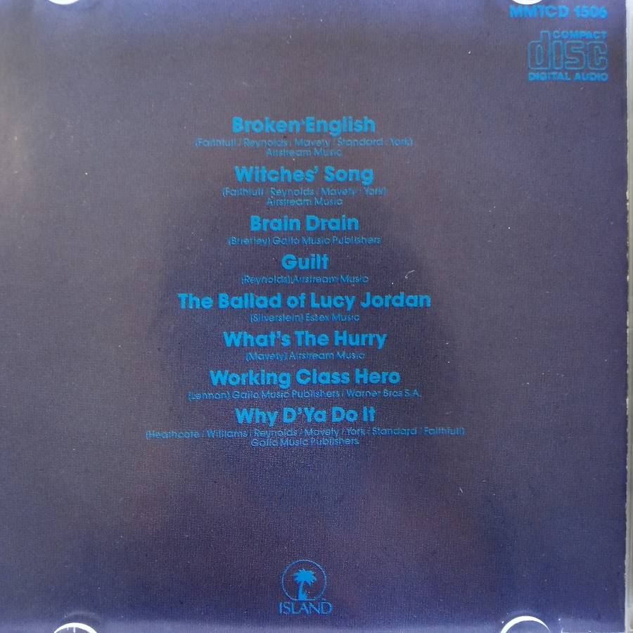Marianne Faithfull (CD) Broken English
