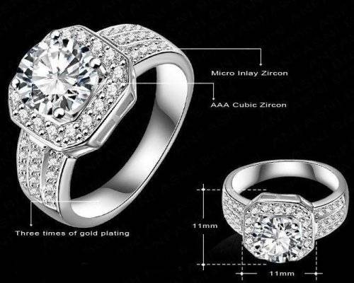 18k micro pave ring