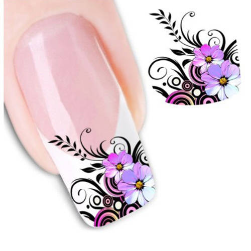 Nail Art Water Decal Stickers Sheet  022