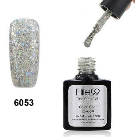one step uv led gel silver