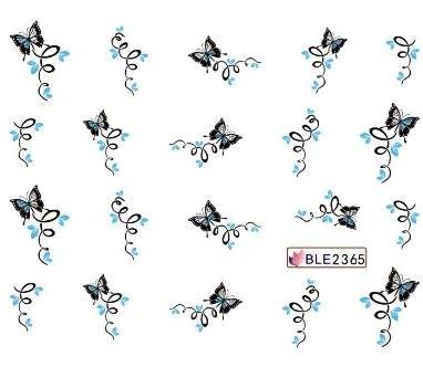 Nail Art Water Decal Stickers Sheet 2365