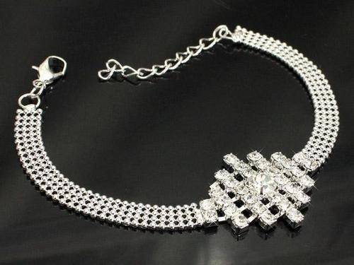 Stunning!! *Evening Prom Fine Crystal Diamante Bracelet*