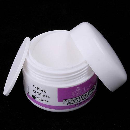 New Acrylic Nail Tips Powder Clear