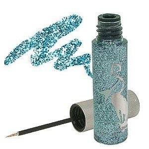 New! Clever Cat Glitter Eye Liner Make up Metal Blue 10ml