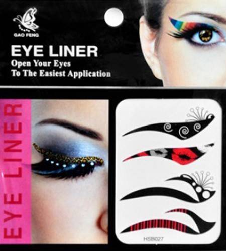 New! Eyeliner Sticker Tattoo Makeup Instant Smoky Eyes 027