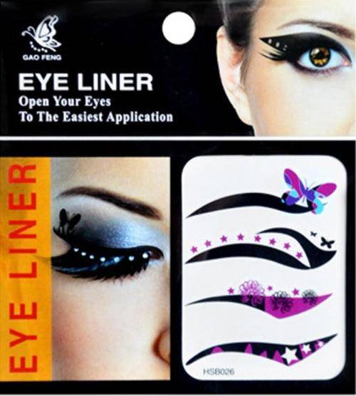 New! Eyeliner Sticker Tattoo Makeup Instant Smoky Eyes 026
