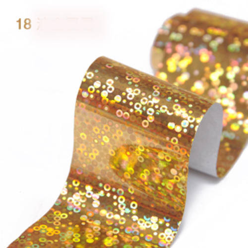 New! Shiny Nail Art Foils 1 Meter Rolls Color 18