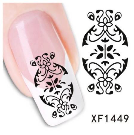Nail Art Water Decal Stickers Sheet 1449