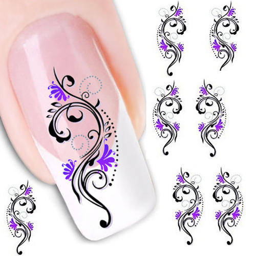 Nail Art Water Decal Stickers Sheet 1423
