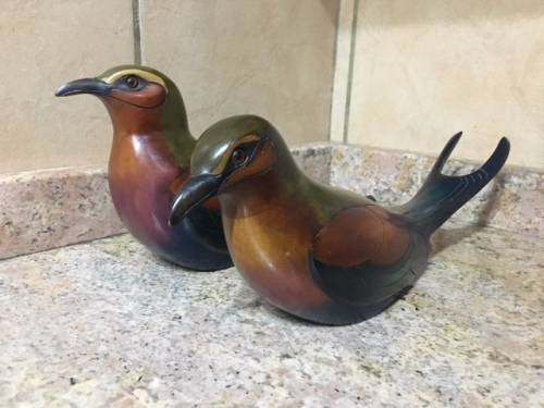 Set of Limited Edition 'Feathers' African Collection Lilac Breasted Roller Birds