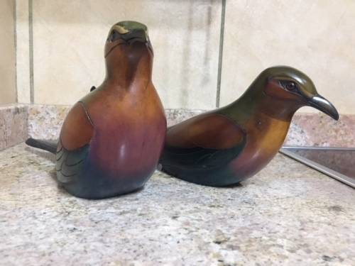 Set of Limited Edition 'Feathers' African Collection Lilac Breasted Roller Birds