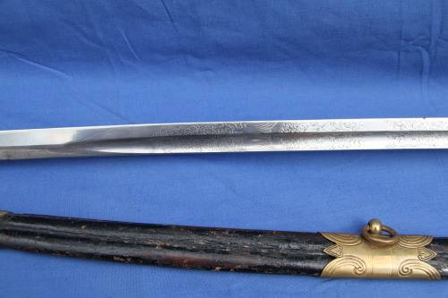 Antique Victorian British Junior Royal Navy Officer's Sword.