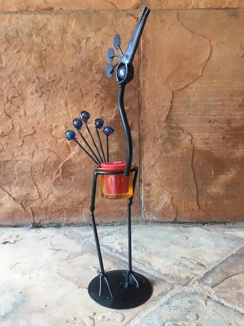 Cute Metal Bird Candle Holder