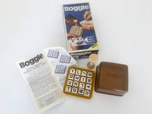 Vintage Boggle Parker Brothers Hidden Word Game