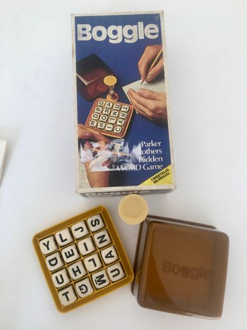 Vintage Boggle Parker Brothers Hidden Word Game