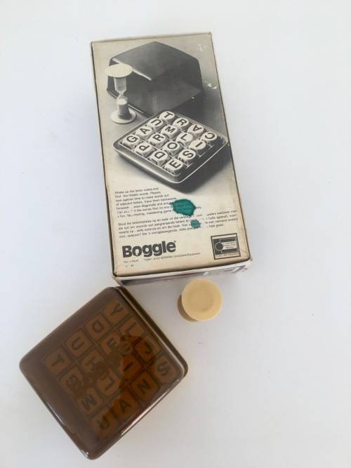 Vintage Boggle Parker Brothers Hidden Word Game