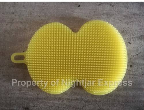 3 Pack multi-purpose, anti-bacterial household cleaning silicone scrubber sponge | Food grade