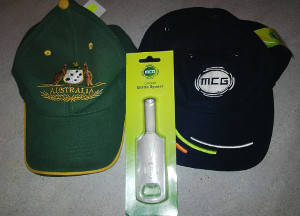 MCG & Australia Cap, Bottle Opener - Bought at Melbourne Cricket Ground