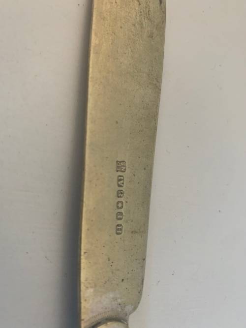 !!!! ANTIQUE KNIFE AND FORK PAIR!!