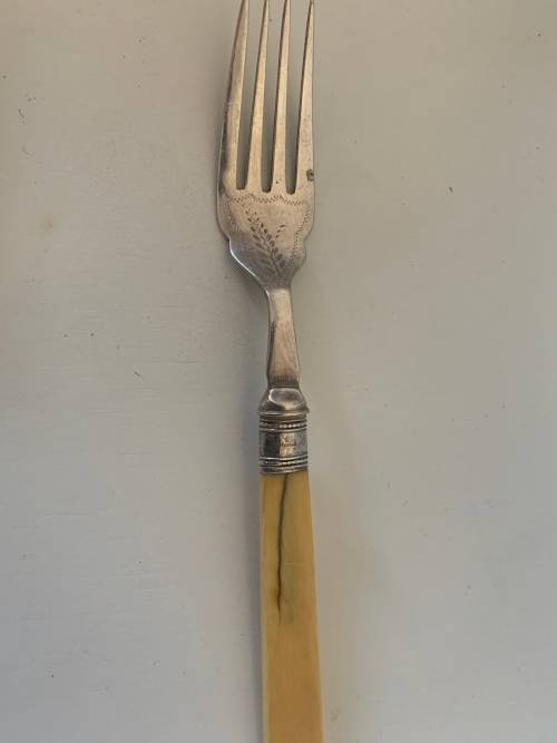 !!!! ANTIQUE KNIFE AND FORK PAIR!!