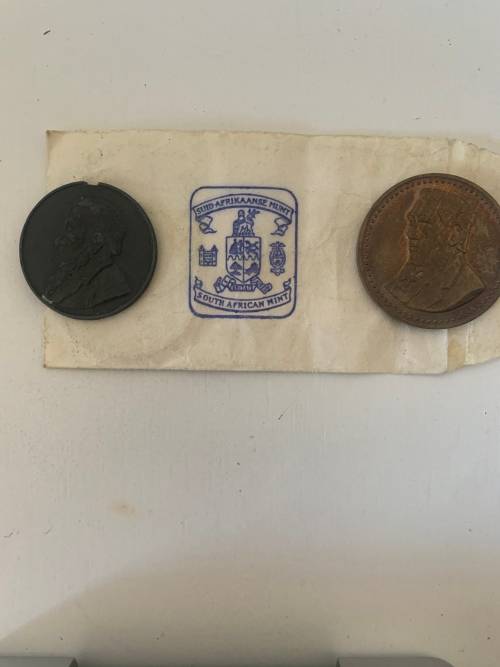!!!! PAUL KRUGER COIN AND MEDAL!!!