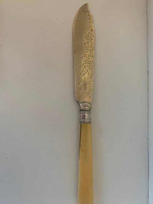 !!!! ANTIQUE KNIFE AND FORK PAIR!!