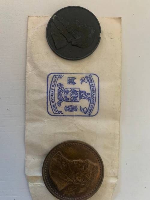 !!!! PAUL KRUGER COIN AND MEDAL!!!