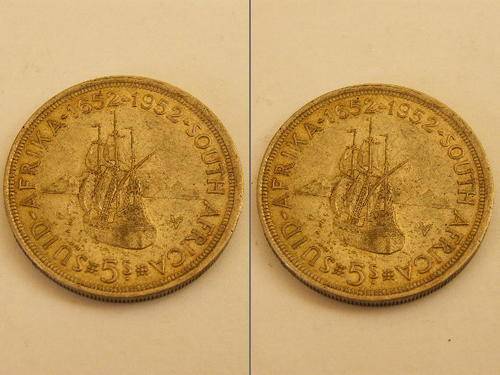 A LOT OF 3 X SILVER 1952 5 SHILLING .