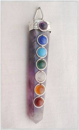 LOVELY AMETHYST CHAKRA REIKI PENDANT