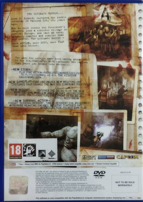 PS2 Game - Resident Evil 4
