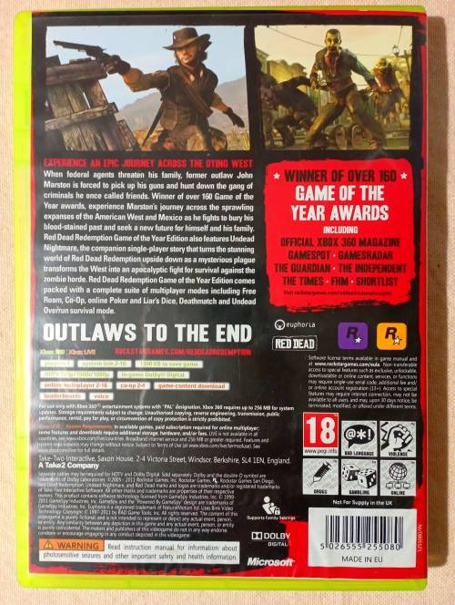 Red Dead Redemption Undead Nightmare (Xbox360)