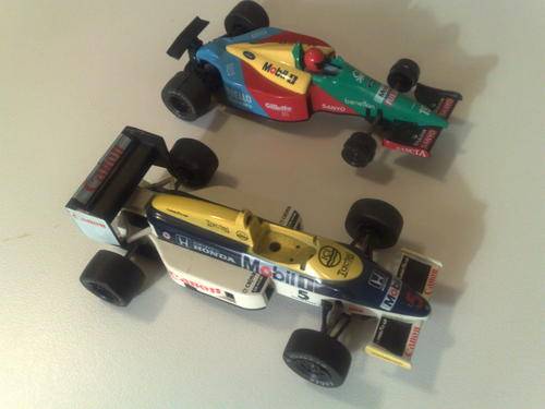 2 x SCALEXTRIC F1 SLOT CARS - 1/32 SCALE
