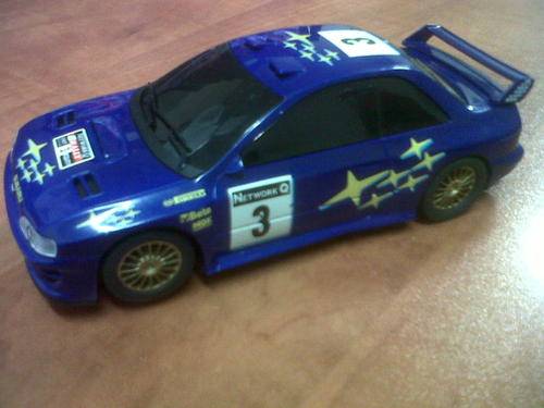 SCALEXTRIC SUBARU - 1/32 SCALE SLOT CAR (MADE IN ENGLAND)
