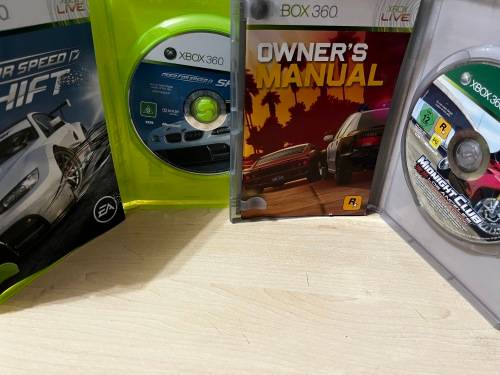 XBOX 360 Racing Bundle: Need for Speed Shift & Midnight Club LA Complete Edition