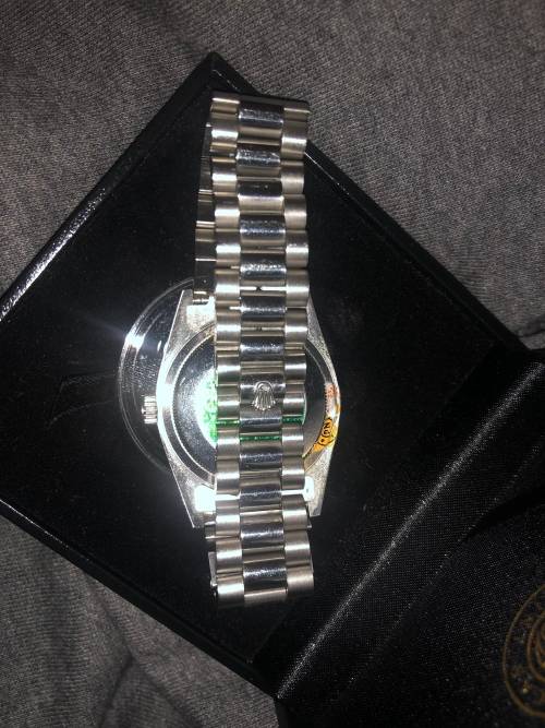 Extremely Valuable Rolex Day Date Edition With Diamonds And 18k Presidential Edition Band