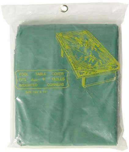 Sterling Gaming Standard Green Plastic Billiard Table Cover (7 ft)
