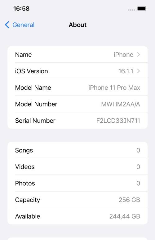 iPhone 11 Pro Max 256GB