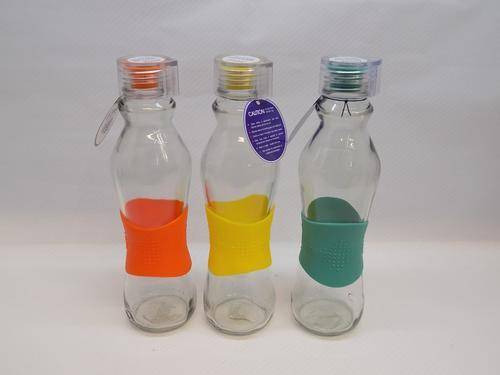 500ml Consol Glass Water Bottle With New Plastic Lid