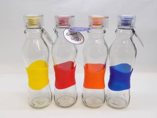 500ml Consol Glass Water Bottle With New Plastic Lid