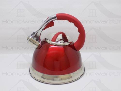 Red Whistling Stove Kettle.Gas Stove.Induction Stove 2.7L Soft Touch Handle.LOW PRICE!!!