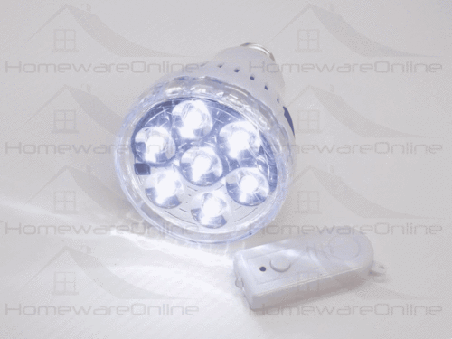 LED Rechargeable Bulb With Remote
