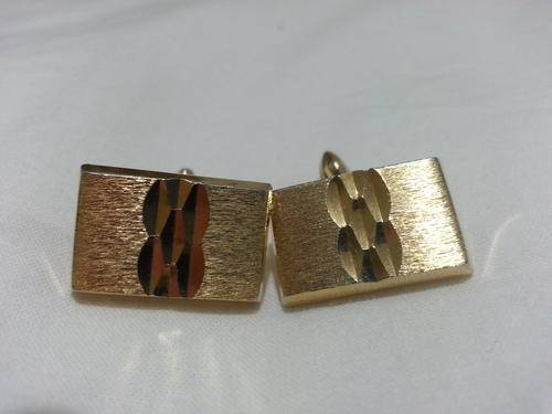 Gold-plated Gents Cufflink set