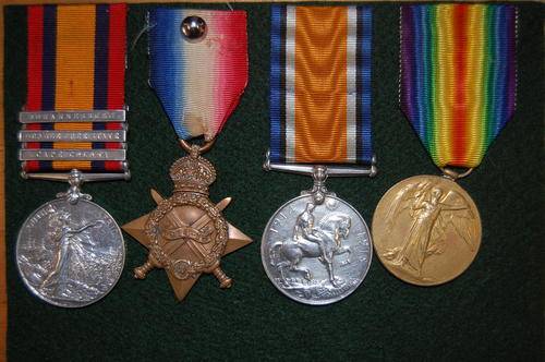 Qsa Group with WW1 medals