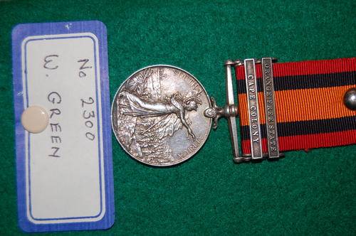 Queen South Africa Medal with 2 clasps