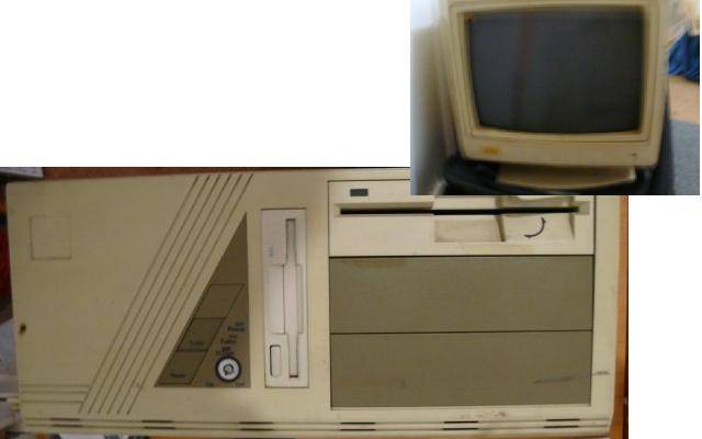 Pre-Pentium 386 Terminal for SALE as Is with floppy and stiffy for only R200