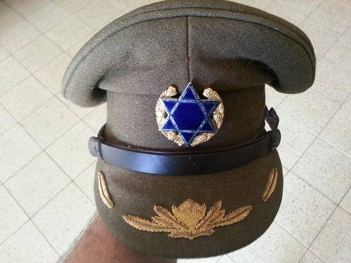 Rare Senior Jewish Chaplain Peak Cap